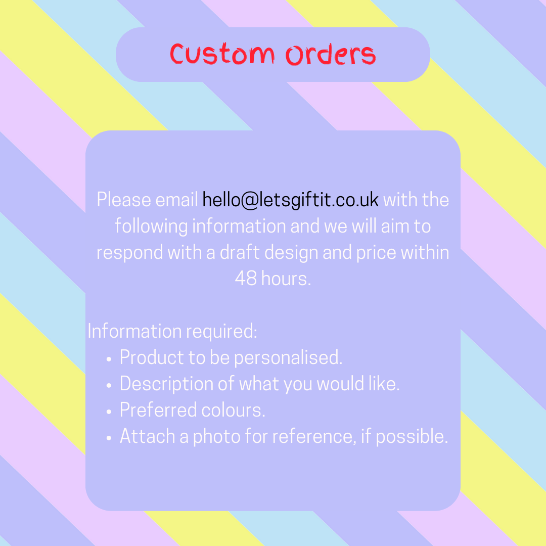 Personalised Natural Tote Bags